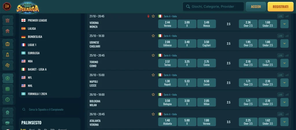 Spinanga Scommesse Sportive